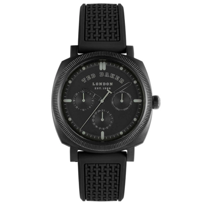 ΡΟΛΟΙ TED BAKER BKPCNS311 TED BAKER Caine Black Silicone Strap