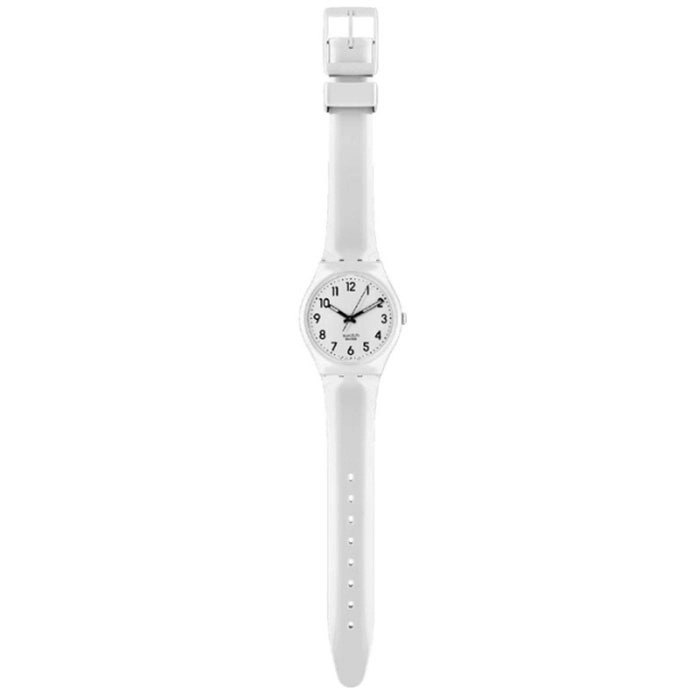 ΡΟΛΟΙ SWATCH  SO28W107-S14 SWATCH New Core Just White Soft White Silicone Strap
