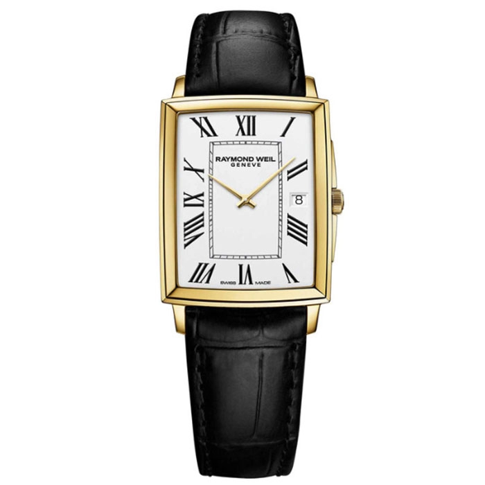 Ρολόι RAYMOND  5425-PC-00300 RAYMOND WEIL Toccata Black Leather Strap