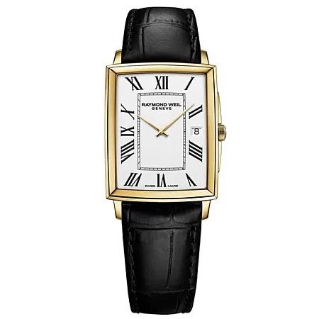 Ρολόι RAYMOND  5425-PC-00300 RAYMOND WEIL Toccata Black Leather Strap
