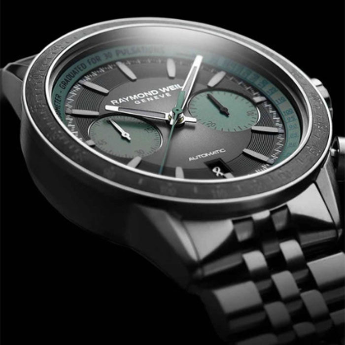 Ρολόι RAYMOND  7780-TI-20425 RAYMOND WEIL Freelancer Bi-Compax Automatic Chronograph Titanium Limited Edition