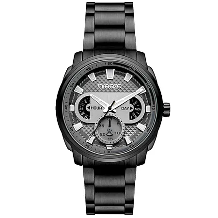 ΡΟΛΟΙ BREEZE 812102.6 BREEZE CitySpicer Black Stainless Steel Bracele