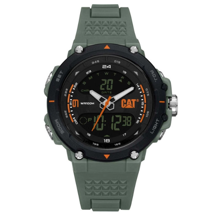 ΡΟΛΟΙ CATERPILLAR  MX16523134 CATERPILLAR Anadigit X Chronograph Khaki Polyurethane Strap