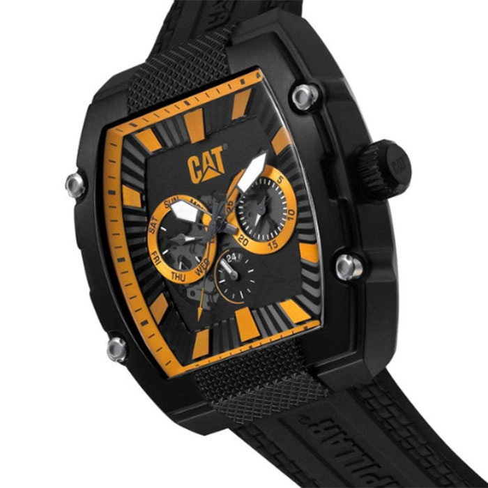 ΡΟΛΟΙ CATERPILLAR 1316921127 CATERPILLAR Barrell Black Silicone Strap