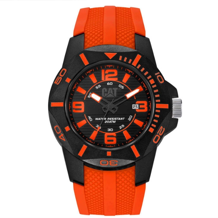 ΡΟΛΟΙ CATERPILLAR LR16128138 CATERPILLAR Diver Orange Silicone Strap