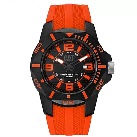 ΡΟΛΟΙ CATERPILLAR LR16128138 CATERPILLAR Diver Orange Silicone Strap