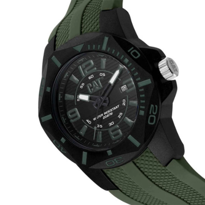 ΡΟΛΟΙ CATERPILLAR LR16123133 CATERPILLAR Diver Green Silicone Strap
