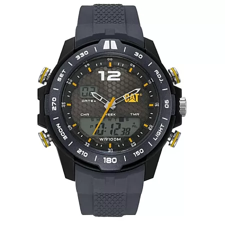 ΡΟΛΟΙ CATERPILLAR MH16525535 CATERPILLAR Horizon Chronograph Olive Silicone Strap