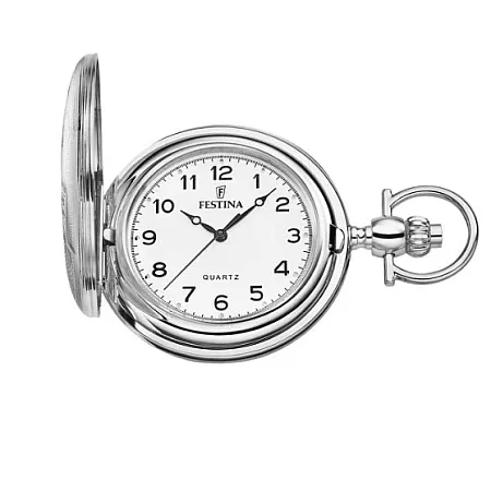 ΡΟΛΟΙ ΤΣΕΠΗΣ F2038/1 FESTINA Silver Stainless Steel Pocket Watch