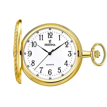 ΡΟΛΟΙ ΤΣΕΠΗΣ F2030/1 FESTINA Gold Stainless Steel Pocket Watch