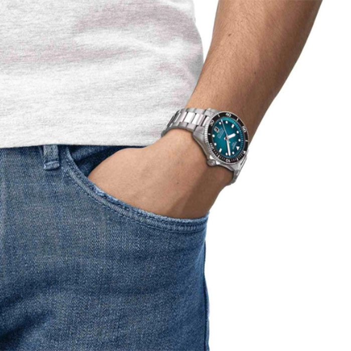 ΡΟΛΟΙ TISSOT  T1208071109100 TISSOT T-Sport Seastar 1000 Powermatic 80 Automatic Silver Stainless Steel Bracelet