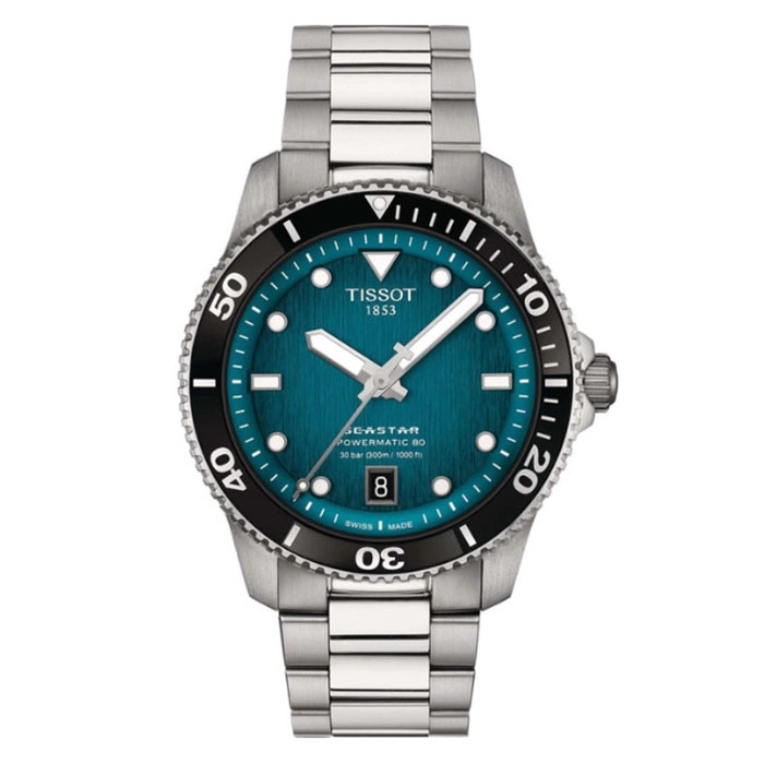ΡΟΛΟΙ TISSOT  T1208071109100 TISSOT T-Sport Seastar 1000 Powermatic 80 Automatic Silver Stainless Steel Bracelet