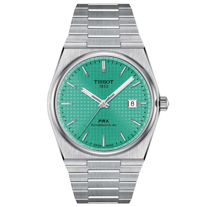 ΡΟΛΟΙ TISSOT  T1374071109101 TISSOT T-Classic PRX Powermatic 80 Automatic Silver Stainless Steel Bracelet