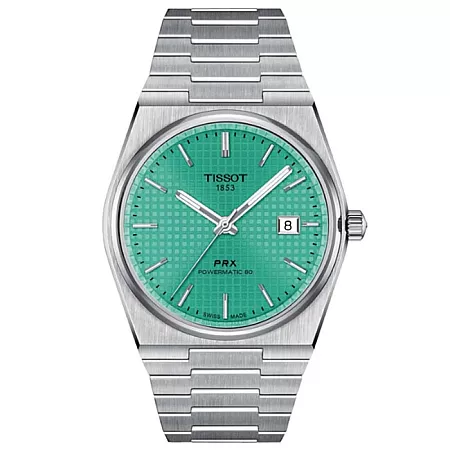 ΡΟΛΟΙ TISSOT  T1374071109101 TISSOT T-Classic PRX Powermatic 80 Automatic Silver Stainless Steel Bracelet