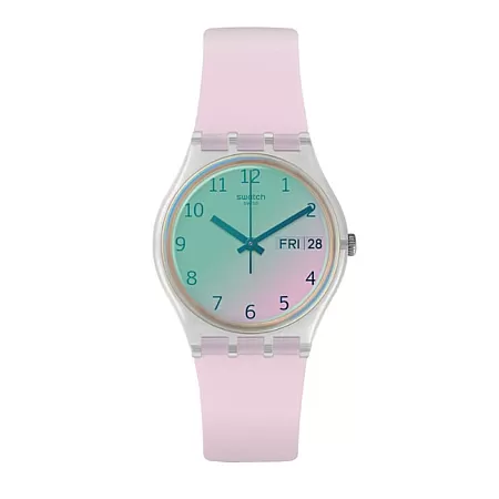 ΡΟΛΟΙ SWATCH GE714 SWATCH Ultrarose Pink Silicone Strap