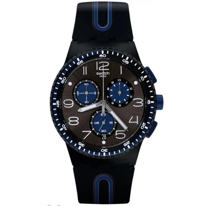 ΡΟΛΟΙ SWATCH  SUSB406 SWATCH Power Tracking Chrono Kaicco Blue Rubber Strap