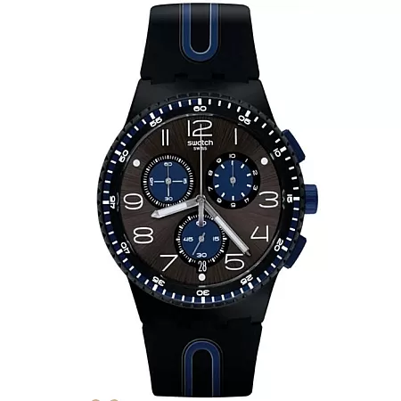 ΡΟΛΟΙ SWATCH  SUSB406 SWATCH Power Tracking Chrono Kaicco Blue Rubber Strap
