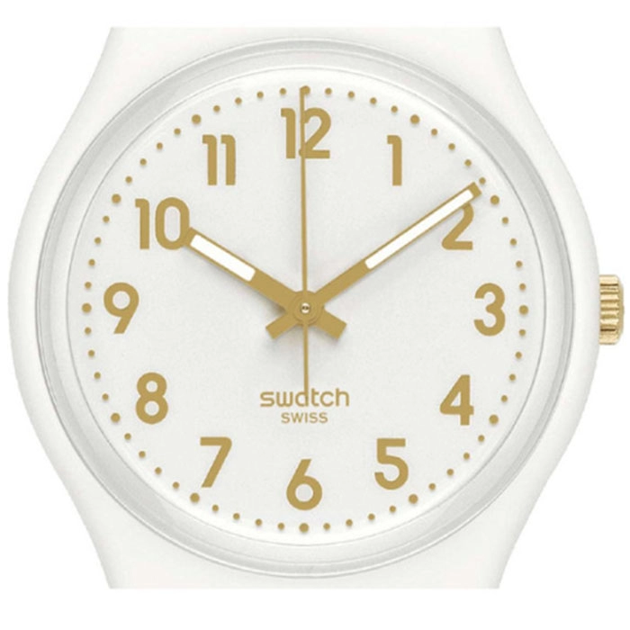 ΡΟΛΟΙ SWATCH  SO28W106-S14 SWATCH White Bishop White Silicone Strap