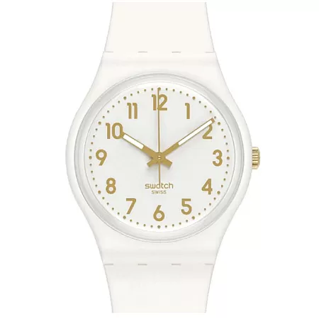 ΡΟΛΟΙ SWATCH  SO28W106-S14 SWATCH White Bishop White Silicone Strap
