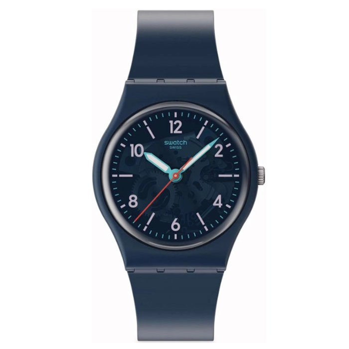 ΡΟΛΟΙ SWATCH  SO28N118 SWATCH Essentials Time To Teal Blue Biosourced Strap
