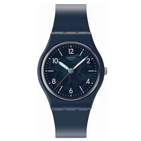 ΡΟΛΟΙ SWATCH  SO28N118 SWATCH Essentials Time To Teal Blue Biosourced Strap