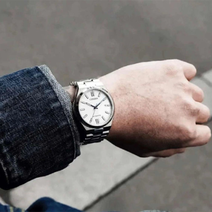 ΡΟΛΟΙ  CITIZEN NJ0159-86A CITIZEN Tsuyosa Automatic Silver Stainless Steel Bracelet