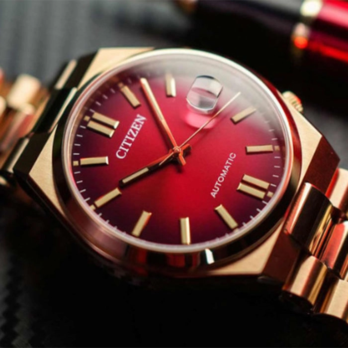 ΡΟΛΟΙ  CITIZEN NJ0153-82X CITIZEN TSUYOSA Automatic Rose Gold Stainless Steel Bracelet