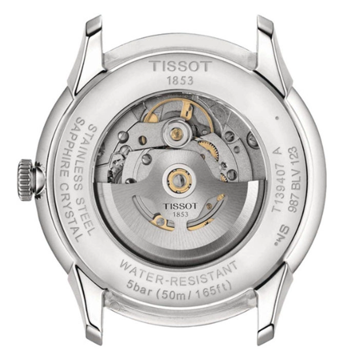 ΡΟΛΟΙ TISSOT  T1394071106800 TISSOT T-Classic Chemin Des Tourelles Powermatic 80 Silver Stainless Steel Bracelet