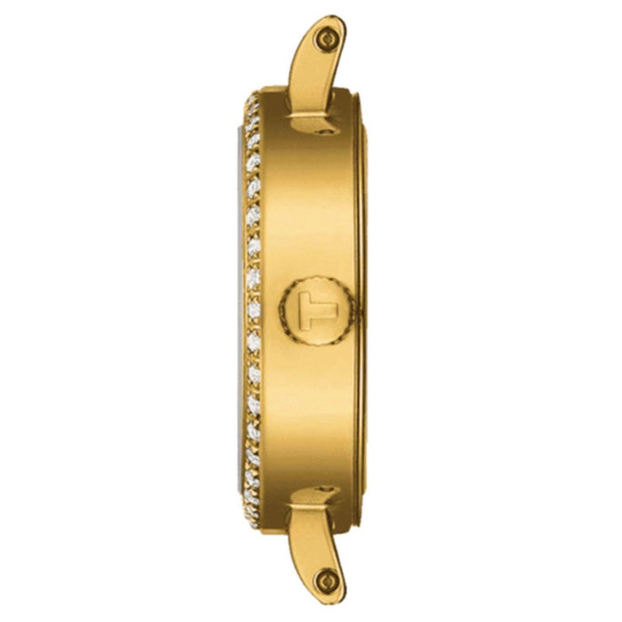 ΡΟΛΟΙ TISSOT  T1400096302600 TISSOT T-Lady Lovely Diamonds Gold Stainless Steel Bracelet
