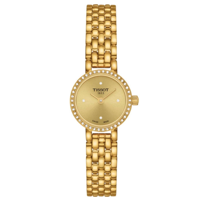 ΡΟΛΟΙ TISSOT  T1400096302600 TISSOT T-Lady Lovely Diamonds Gold Stainless Steel Bracelet