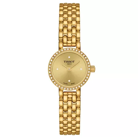ΡΟΛΟΙ TISSOT  T1400096302600 TISSOT T-Lady Lovely Diamonds Gold Stainless Steel Bracelet
