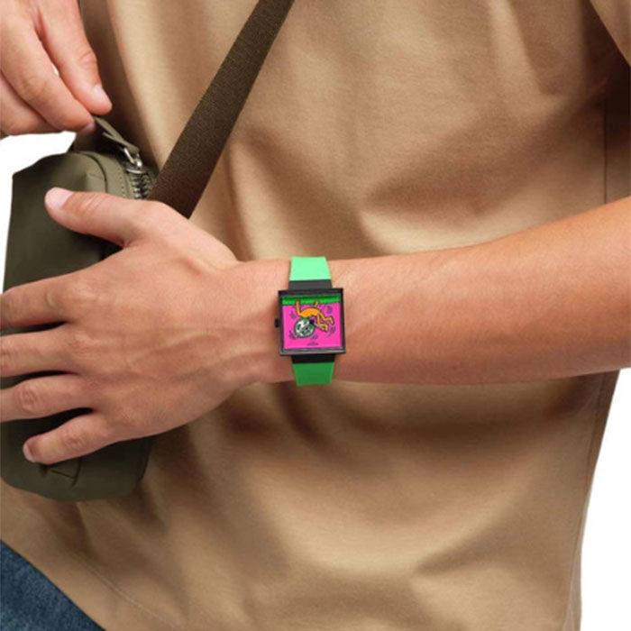 ΡΟΛΟΙ SWATCH  SO34Z102 SWATCH Breaks Off Green Silicone Strap