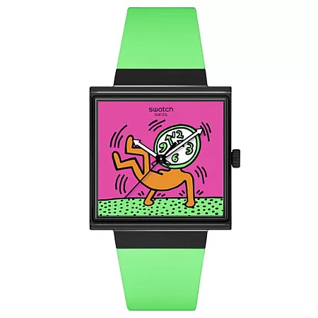 ΡΟΛΟΙ SWATCH  SO34Z102 SWATCH Breaks Off Green Silicone Strap