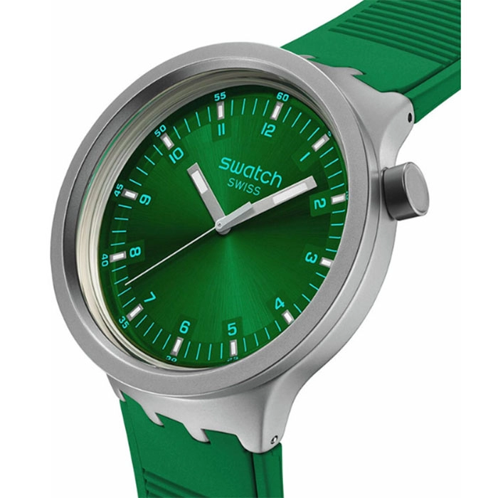 ΡΟΛΟΙ SWATCH SB07S101 SWATCH Forest Face Green Rubber Strap