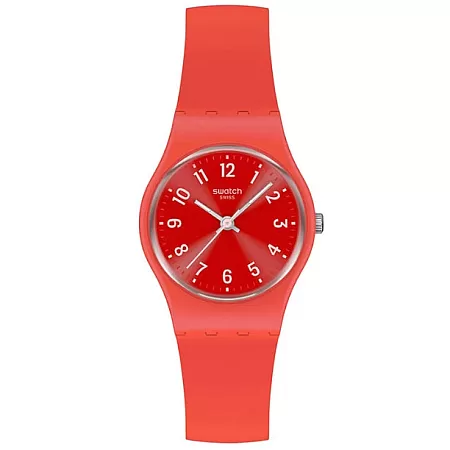 ΡΟΛΟΙ SWATCH  LP165 SWATCH Essentials Notes Of Coral Silicone Strap