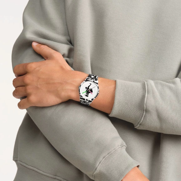 ΡΟΛΟΙ SWATCH  SO29Z147 SWATCH Freeze Time Silicone Strap