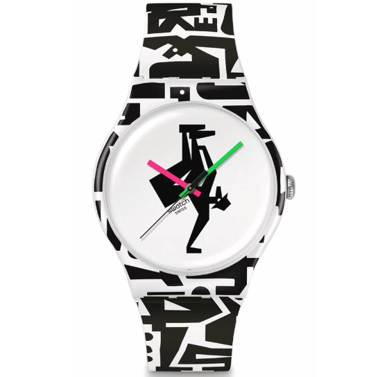 ΡΟΛΟΙ SWATCH  SO29Z147 SWATCH Freeze Time Silicone Strap