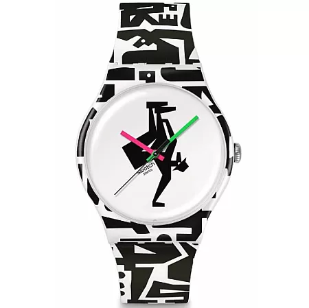 ΡΟΛΟΙ SWATCH  SO29Z147 SWATCH Freeze Time Silicone Strap