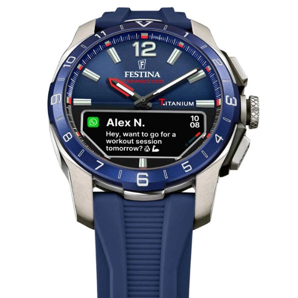 ΡΟΛΟΙ FESTINA   F23000/1 FESTINA Connected D Smartwatch Blue Rubber Strap