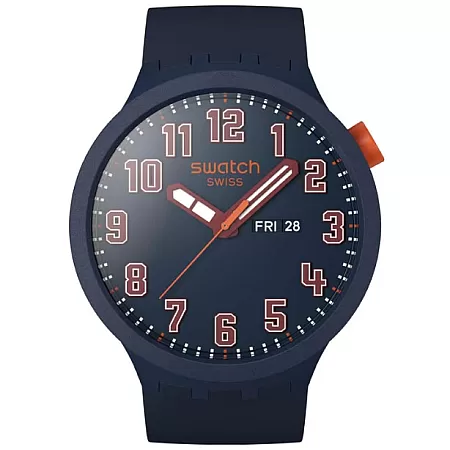 ΡΟΛΟΙ SWATCH SB01S700  SWATCH Essentials Essentially Confident Two Tone Silicone Strap