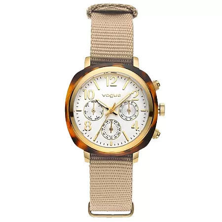 ΡΟΛΟΙ VOGUE  2020614946 VOGUE Colette Beige Synthetic Strap