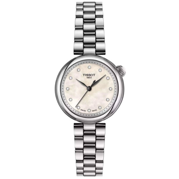 ΡΟΛΟΙ TISSOT  T1520101111600 TISSOT T-Lady Desir Diamonds Silver Stainless Steel Bracelet