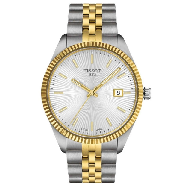 ΡΟΛΟΙ TISSOT  T1564102203100 TISSOT T-Classic Ballade Two Tone Stainless Steel Bracelet
