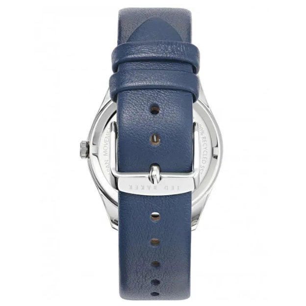 ΡΟΛΟΙ TED BAKER  BKPLTF302 TED BAKER Leyton Blue Leather Strap