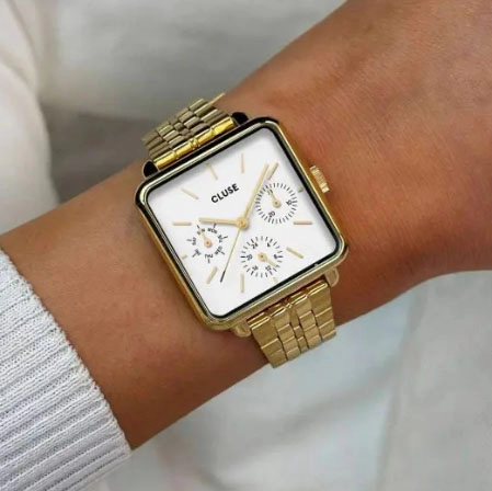 ΡΟΛΟΙ CLUSE CW13804 CLUSE La Tetragone Gold Stainless Steel Bracelet