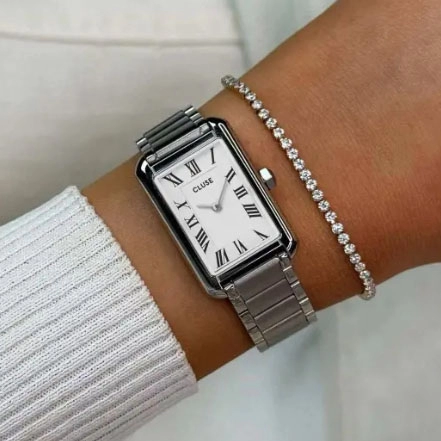 ΡΟΛΟΙ CLUSE CW15002 CLUSE Belissena Silver Stainless Steel Bracelet