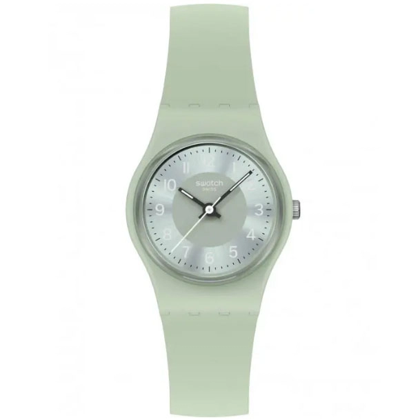 ΡΟΛΟΙ SWATCH LG131 SWATCH Essentials Serenity Of Sage Green Silicone Strap