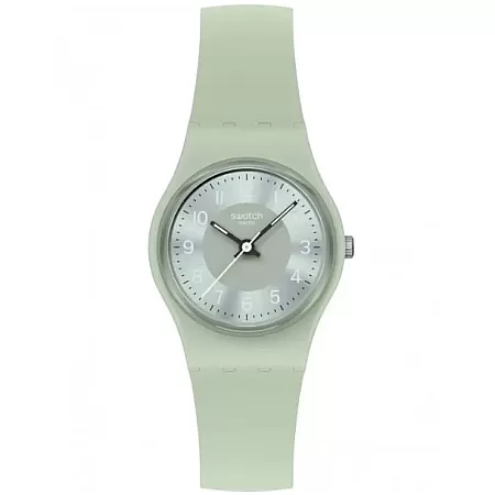 ΡΟΛΟΙ SWATCH LG131 SWATCH Essentials Serenity Of Sage Green Silicone Strap