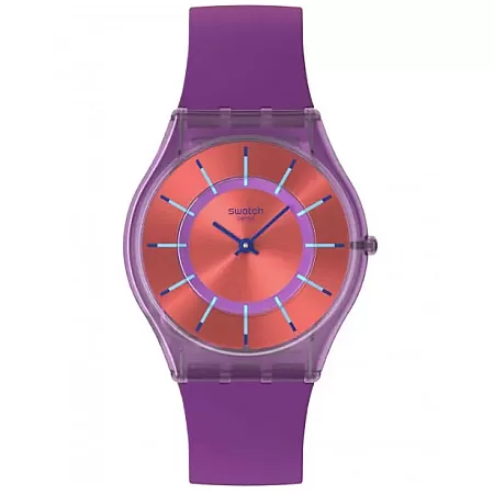 ΡΟΛΟΙ SWATCH   SS08V108 SWATCH Essentials Sweet Strawberry Dream Silicone Strap