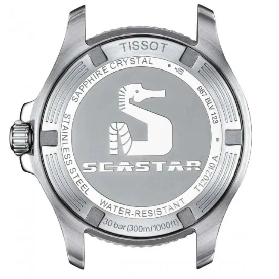 ΡΟΛΟΙ TISSOT  T1202102211100  TISSOT Seastar 1000 Two Tone Stainless Steel Bracelet